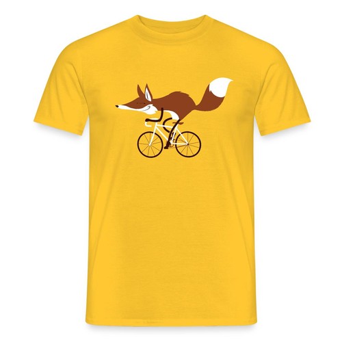 Spreadshirt fuchs auf rennrad - auf,