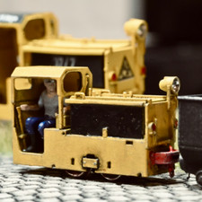 B360 Grubenlok TT DDR Wismut Uran Bergbau TTf  1:120 Modell Bausatz 3D Druck
