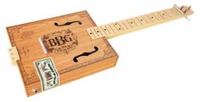 Witzige Cigar Box Gitarre mit