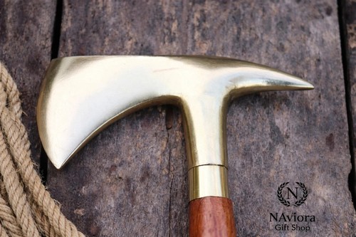 Goldener messing tomahawk - goldener,
