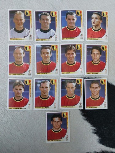 2002 panini belgien sticker - wm,