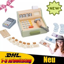 Kinder Holz Kasse mit Scanner