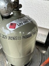 Propan-Gas-Flasche 5 kg leer - Gasflasche Grill - Mit Schutzkappe