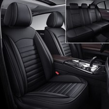 2/5x Luxus Leder Autositzbezüge Voller Satz Vordere Hintere Kissen Für VW Sharan