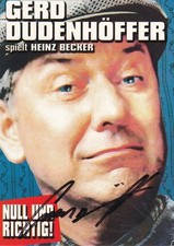 Autogramm - Gerd Dudenhöffer