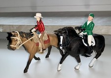 2 Schleich Reiter mit Pferden