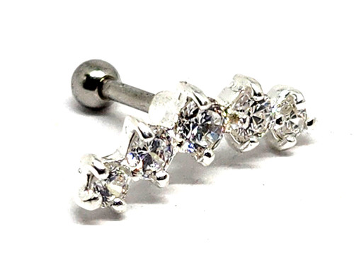 Tragus klare kristalle luxus - tragus,