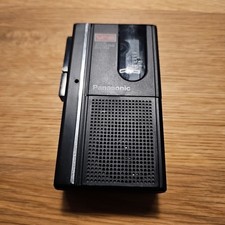 Kassettenrekorder Aufnahmegerät Panasonic RN-185 Schwarz Zustand Sehr Gut Tested