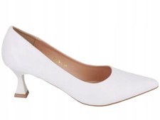 WEISS HOCH HOHE PUMPS