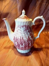 Myott Royal Mail Kaffeekanne Rot England Neuwertig Kanne  