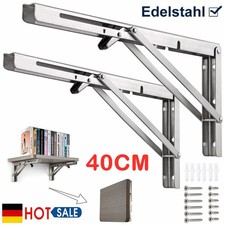 1 Paar Edelstahl Klappkonsolen