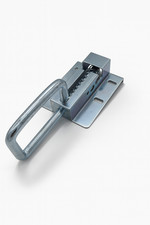 Torverriegelung/Schubriegel für Gartentore aus verzinktem Stahl/Maße:215 x 97 mm