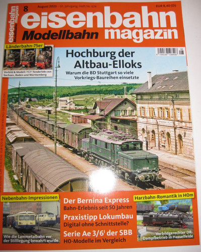 Eisenbahn magazin modellbahn - eisenbahn,
