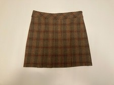 Esprit Karo-Rock Gr. 40 – Eleganter Look für Büro & Alltag, Braun/Rot