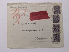 Deutsches Reich Beleg Infla