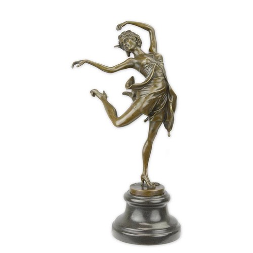 Bronzefigur tänzerin höhe - bronzefigur,