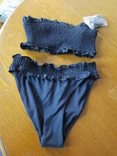 Bikini-Set Schwarz, Abnehmbare