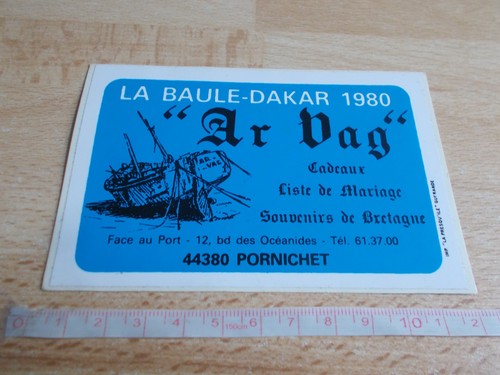 Autocollant voile baule - la,