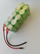 10er Akku 12 V- Block Sub-C 4500 mAh | 12 V  NiMh mit Kabel, für Omnipack 5n2pl