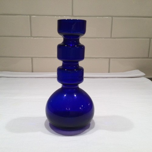 Vintage pop art glasvase - vintage,