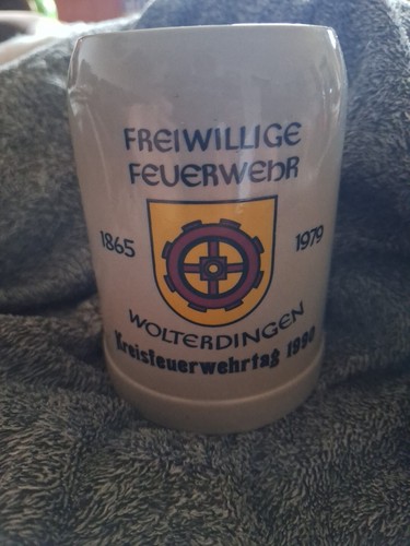 Bierkrug 1979 feuerwehr - bierkrug,