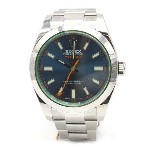 Rolex milgauss 40mm stainless - rolex,