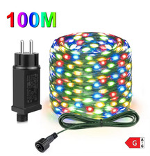 100m LED Lichterkette Außen