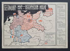 WWII Besatzungskarte von