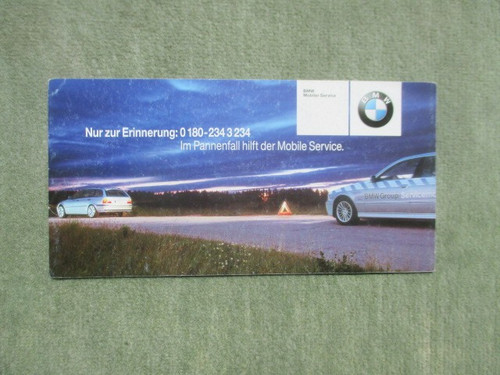 Bmw pannenhilfer servicemobil - bmw,