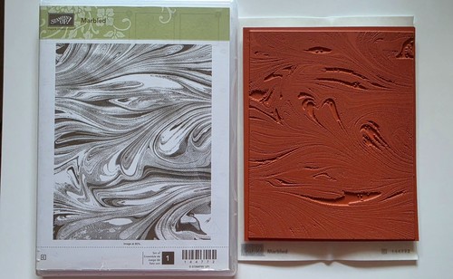 Stampin stempelset marbled - up,