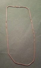 835er Silber Kette - leicht angelaufen - 70cm lang -Gestempelt- 8,2g