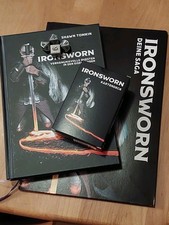 Ironsworn RPG Rollenspiel (dt.) Bundle: Grundregelwerk, Spielmaterialien, Würfel