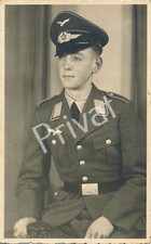 Foto WK2 Luftwaffe Soldat Staffel JG 104 in Uniform Wehrmacht M1.09