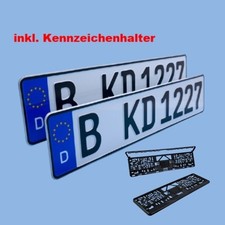 2 KFZ Kennzeichen 520x110mm