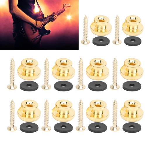Golden set guitar strap lock - set,