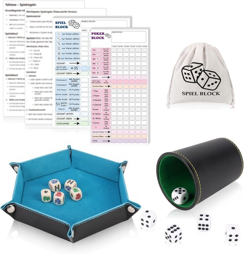 Würfel spiel set - spiel, stück