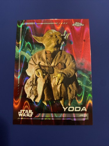 Star wars karte topps chrome - star,