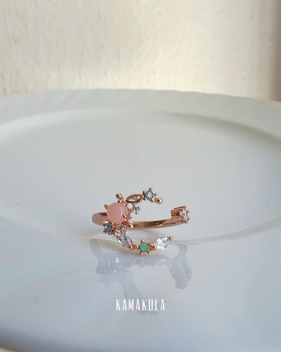 Halbmond ring glitzer - halbmond,