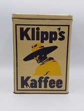 Klipp`s Kaffee Bremen alte Blechdose Aufbewahrung Deko Cafe