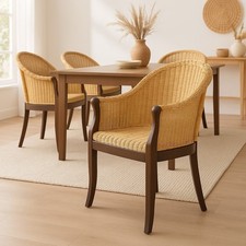 Rattansessel Landhausstil