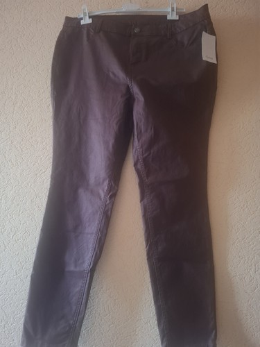 Lederimitat hose weinrot - lederimitat-hose,