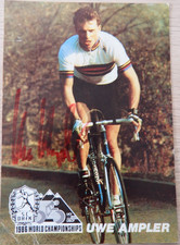 Autogramm DDR Radrennfahrer Uwe Ampler (125034)