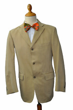 Burberry London SAKKO Cotton Gr.48 S HANDSTICHNAHT Nova-Check Futter SANDBEIGE