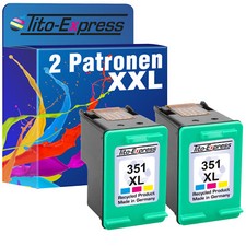 2 Patronen Color HP 351XL