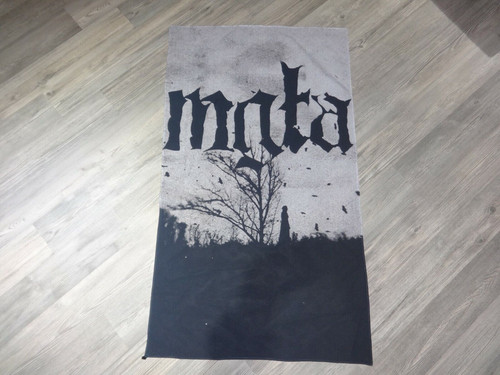 Mgla flag flagge - flag, black