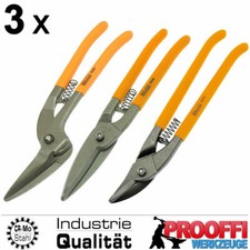 3x Schwere Blechschere