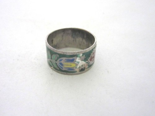 Antiker silberring florale - antiker,
