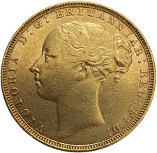 1879 Queen Victoria Young Head