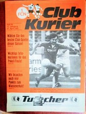 Programm 1981/82 1.FC Nürnberg gegen Fortuna Düsseldorf Bundesliga