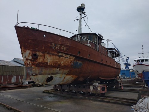 Verk altes motorschiff - ,